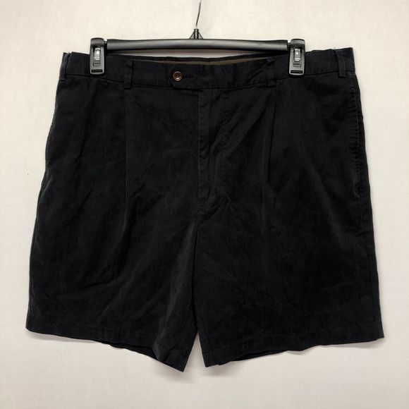 Tommy Bahama Men Pleated Chino Shorts Size 38 Lyocell Blend B240 -8 - Picture 11 of 16